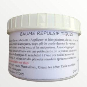 Répulsif tiques baume (aux huiles essentielles)